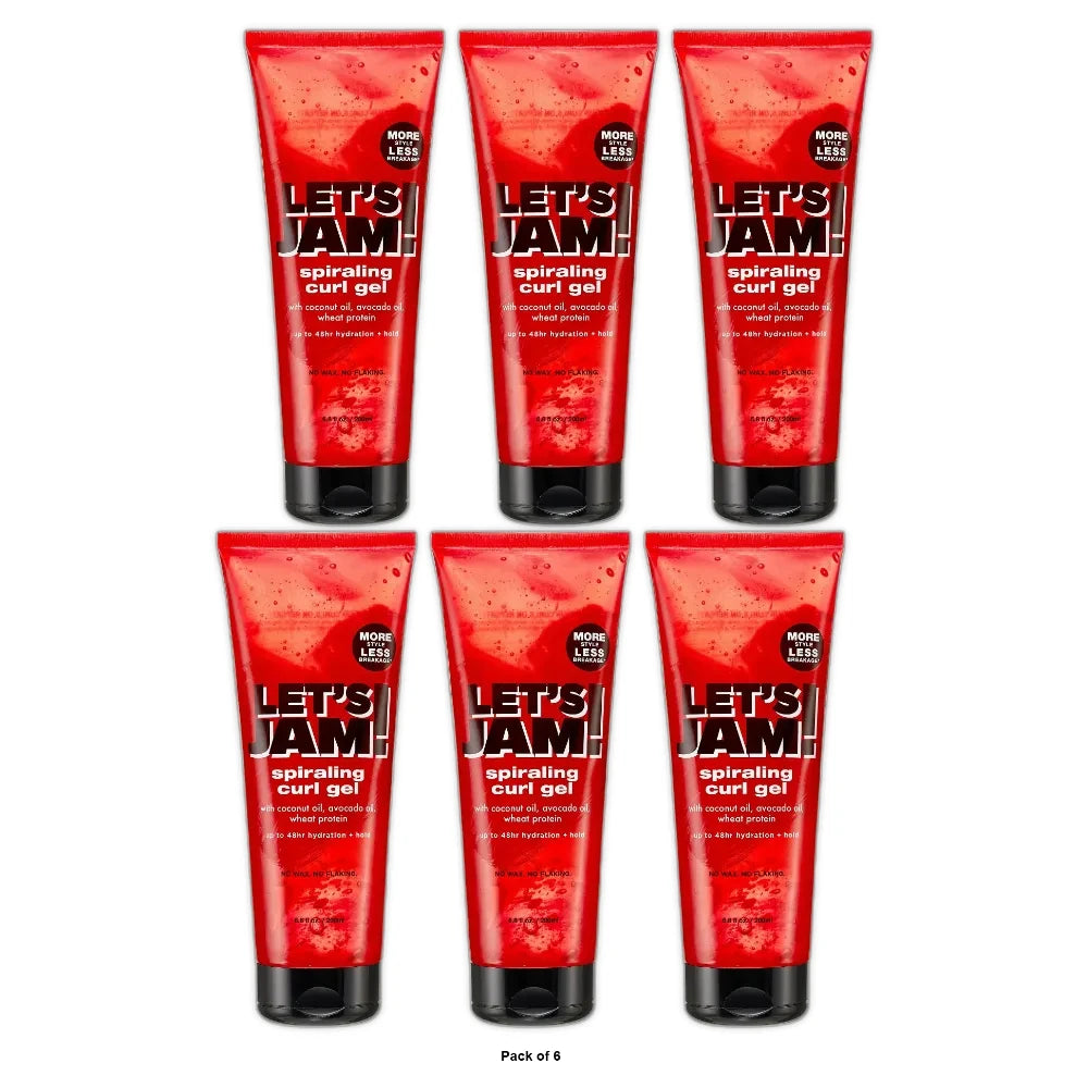 Softsheen Carson Let s Jam! Spiraling Oil Control Curl Gel for All Hair Types 6.8 Fl. Oz (Pack of 6)