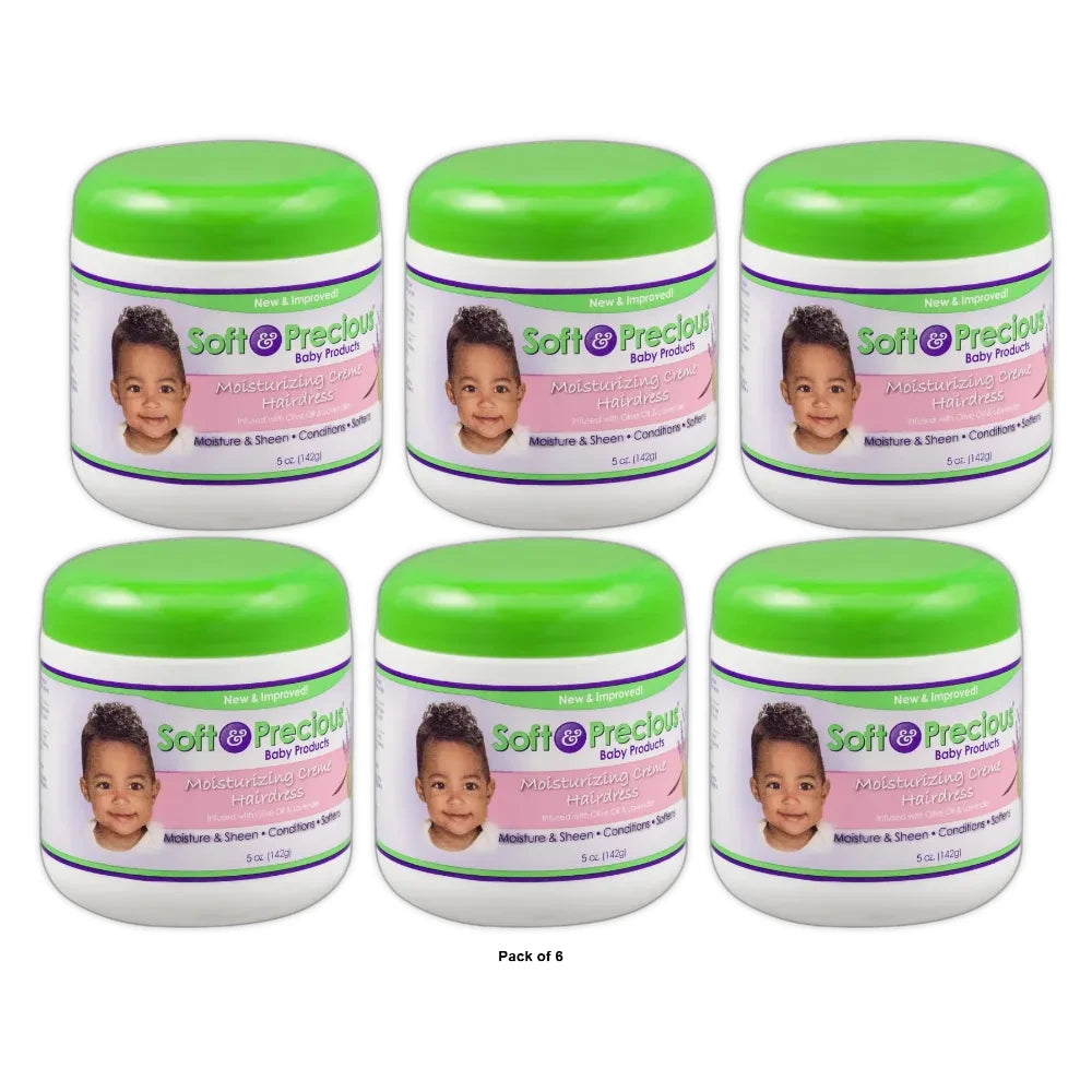 Soft & Precious Moisturizing Creme for Hair Dress 5 Oz (Pack of 6)