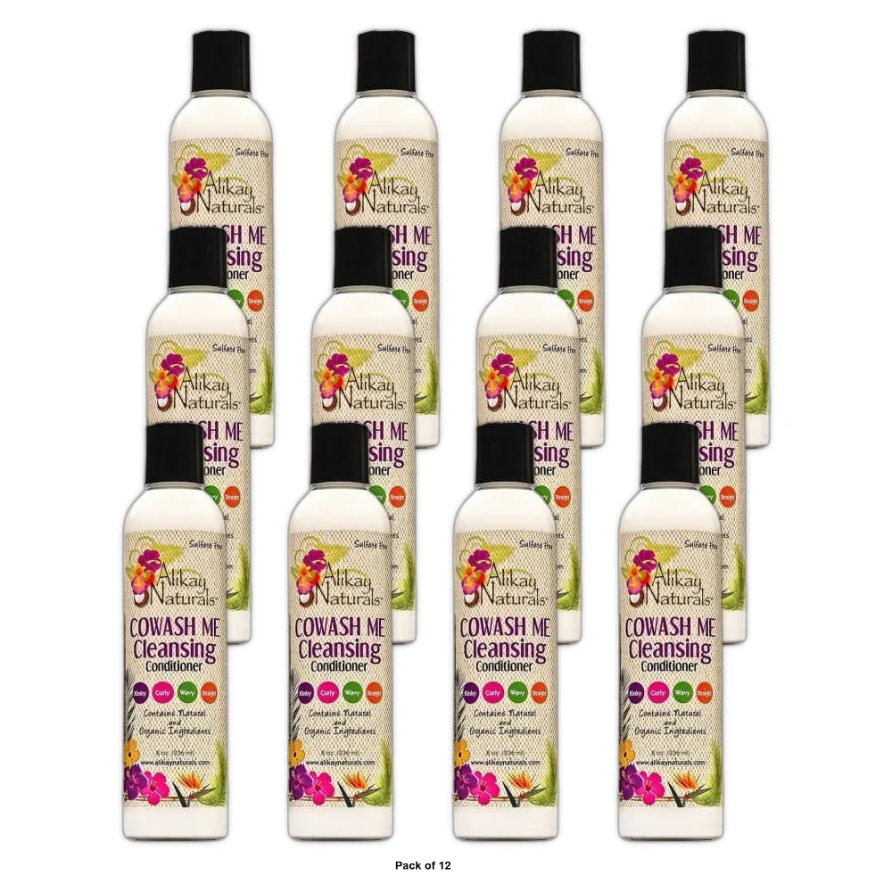 Alikay Co-Wash Me Cleansing Conditioner 8Z 8 Oz (Pack of 12)