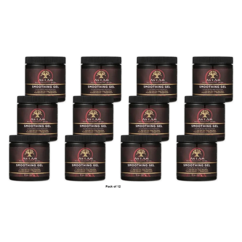 As I Am Classic Coconut Styling & Smoothing Gel 8 oz. Moisturizing Unisex 8 Oz (Pack of 12)