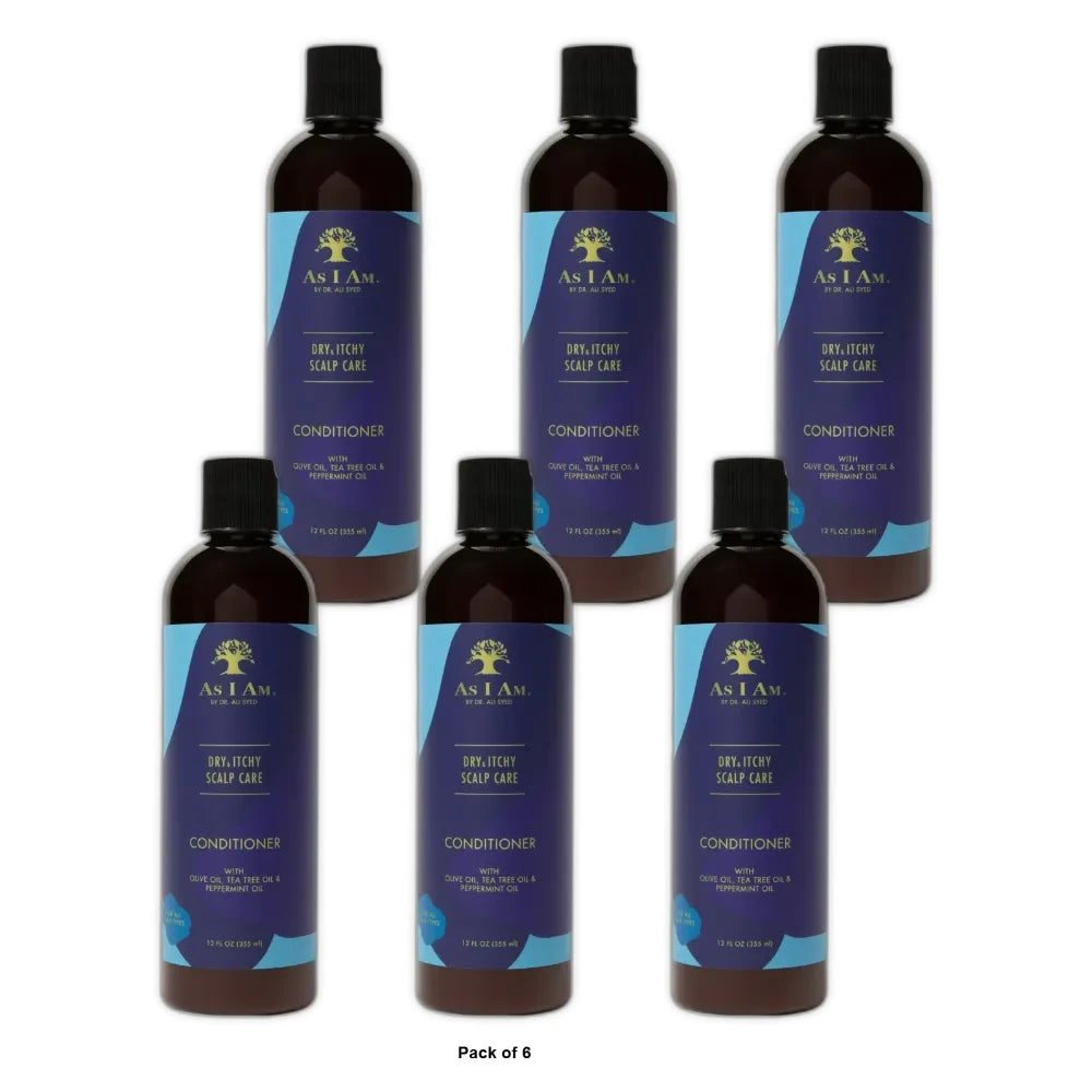 As I Am Dry & Itchy Conditioner - 12 fl oz 12 Fl. Oz (Pack of 6)