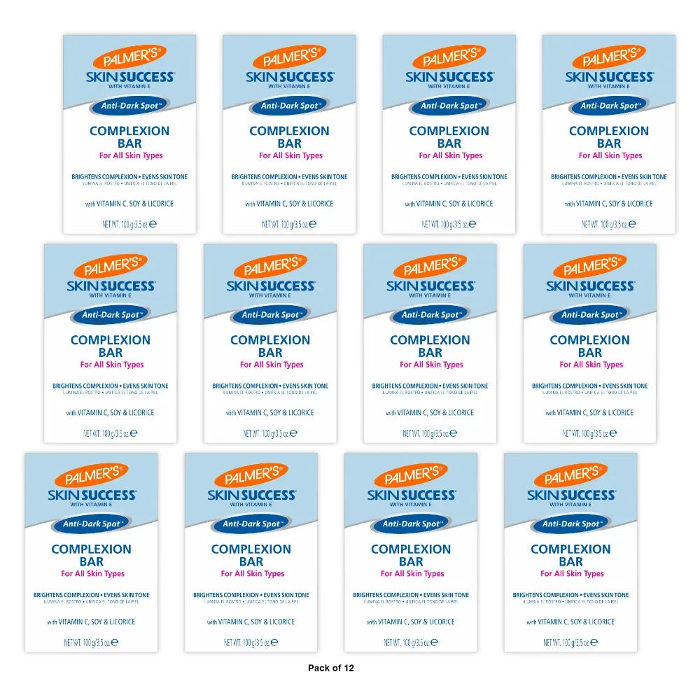 Palmer s Skin Success Anti-Dark Spot Complexion Bar For All Skin Types 3.5 OZ 3.5 Oz (Pack of 12)