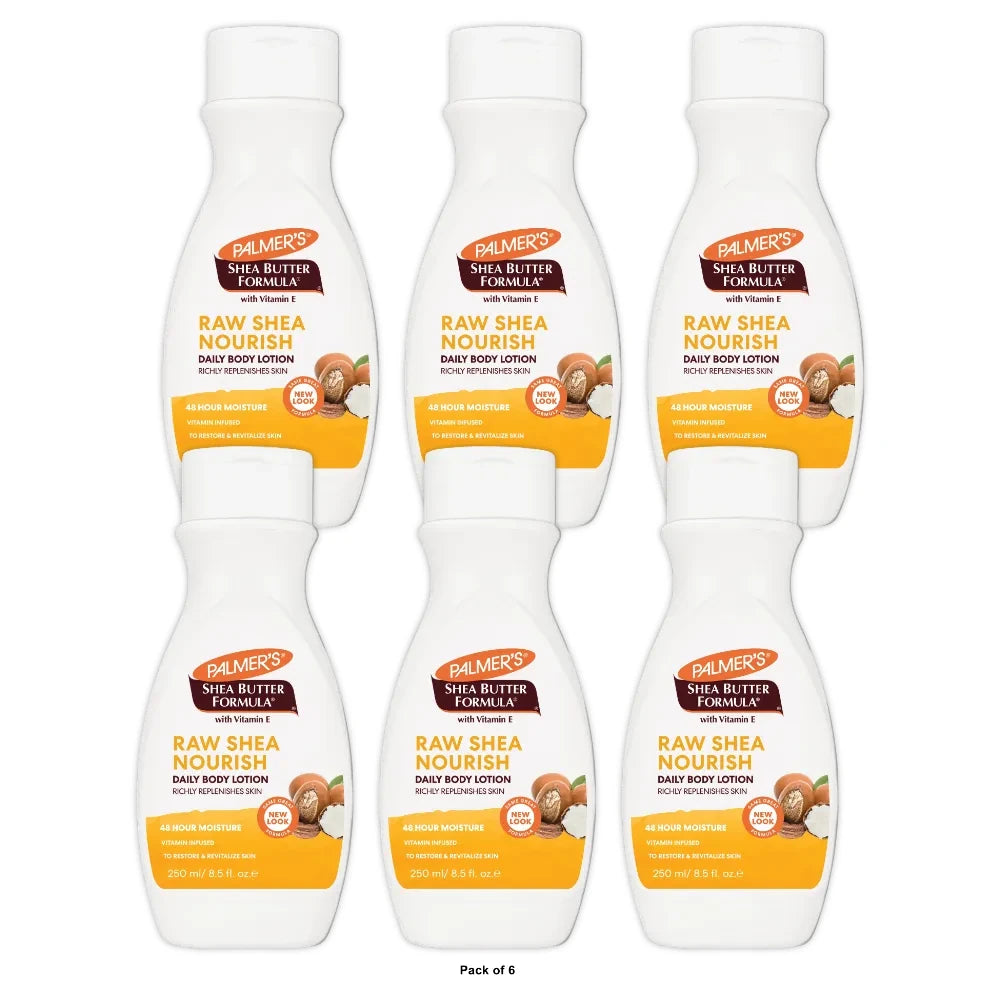 Palmer s Shea Butter Formula Raw Shea Nourishing Body Lotion 8.5 fl. oz. 8.5 Fl. Oz (Pack of 6)