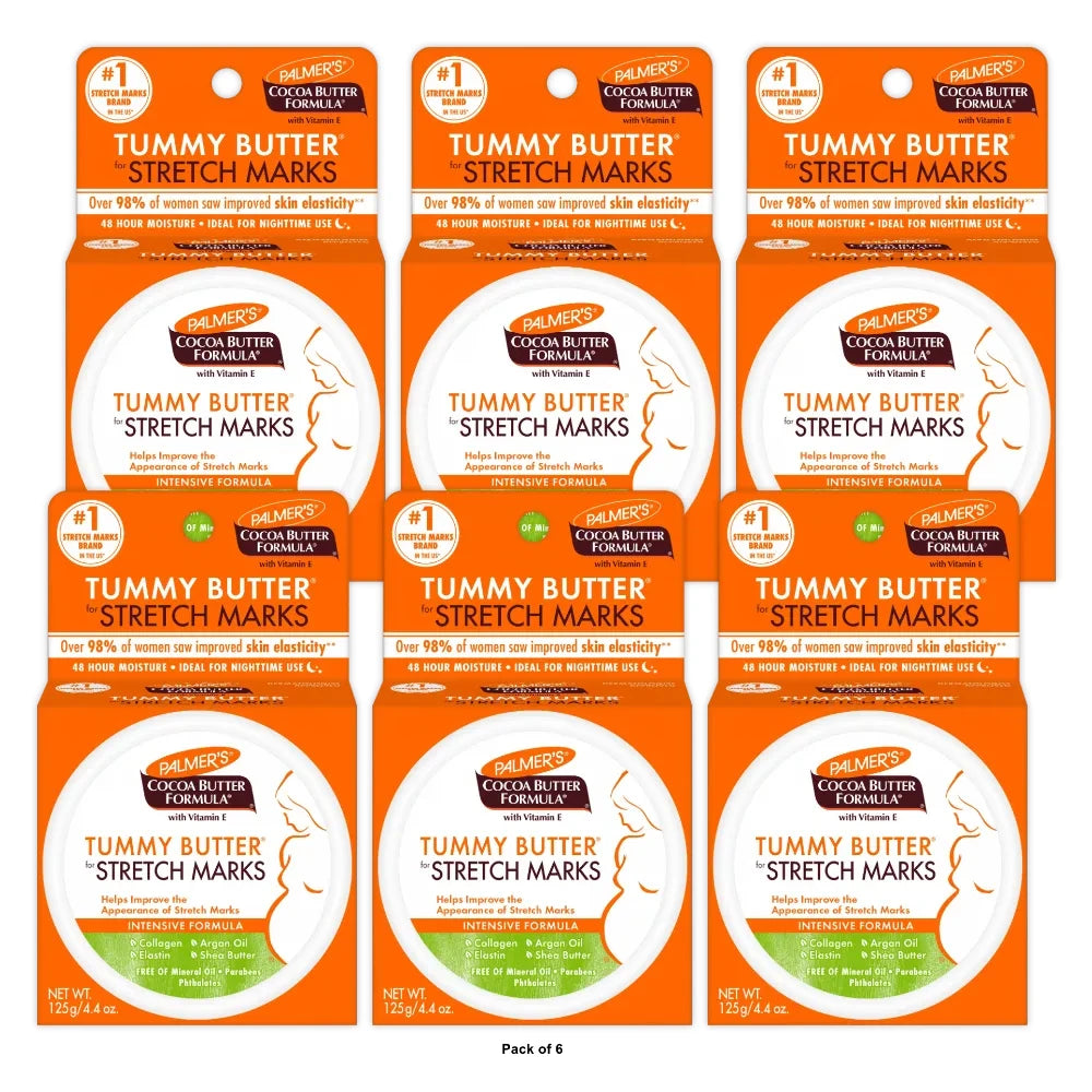 Palmer's Cocoa Butter Formula Tummy Butter For Stretch Marks 4.4 Oz (Pack of 6)