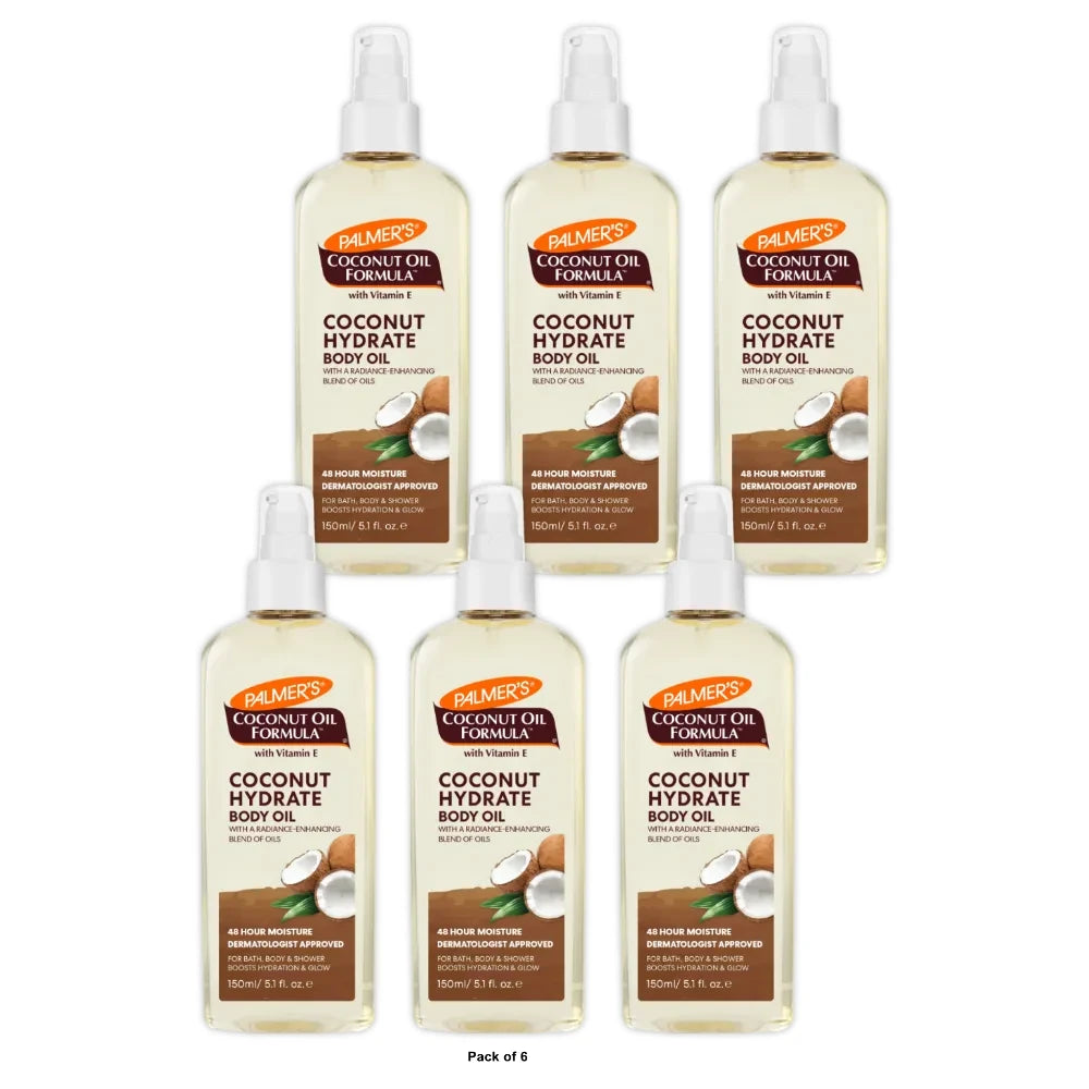 Palmers Coconut Oil Body Oil - 5.1oz 5.1 Oz (Pack of 6)