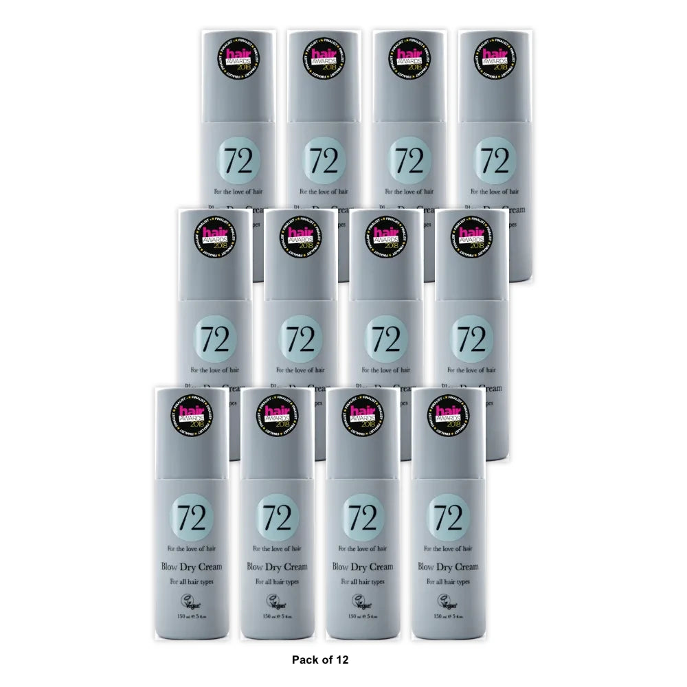 72 Hair Blow Dry Cream 150 ml - Heat Protection Formula{{name} 5 Fl. Oz (Pack of 12)