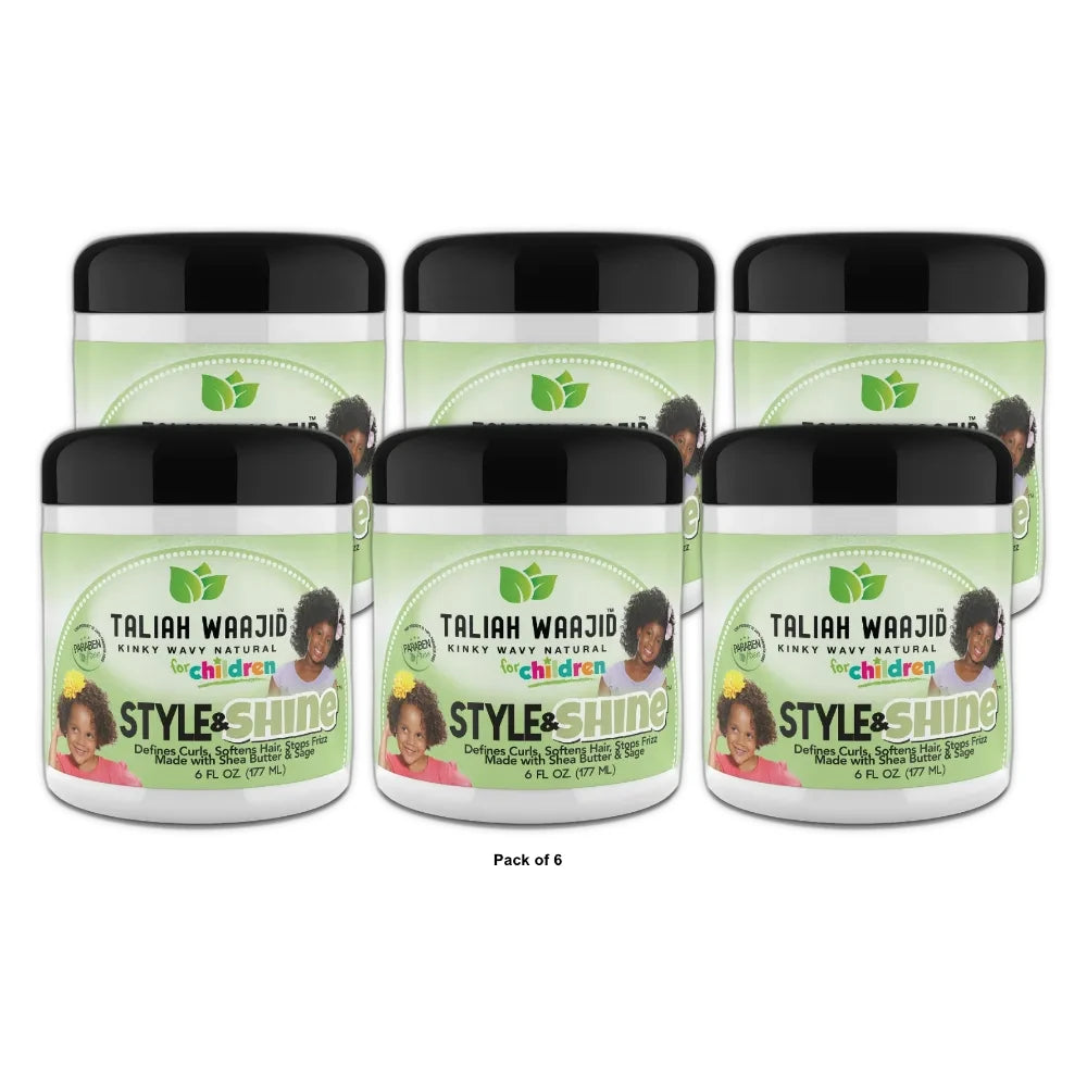 Taliah Waajid Herbal Style & Shine For Natural Hair 6 Fl. Oz (Pack of 6)