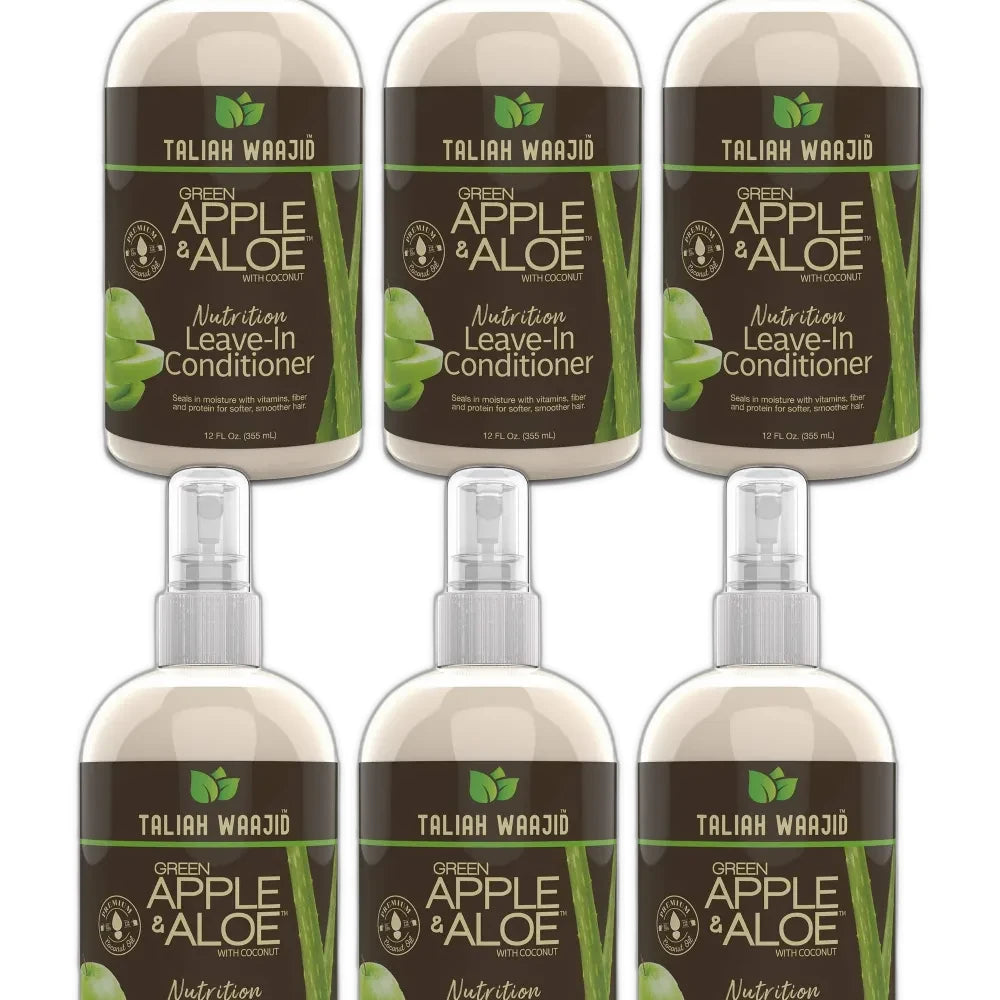 Taliah Waajid Green Apple & Aloe Moisturizing Detangling Leave-In Conditioner 1 12 Fl. Oz (Pack of 6)