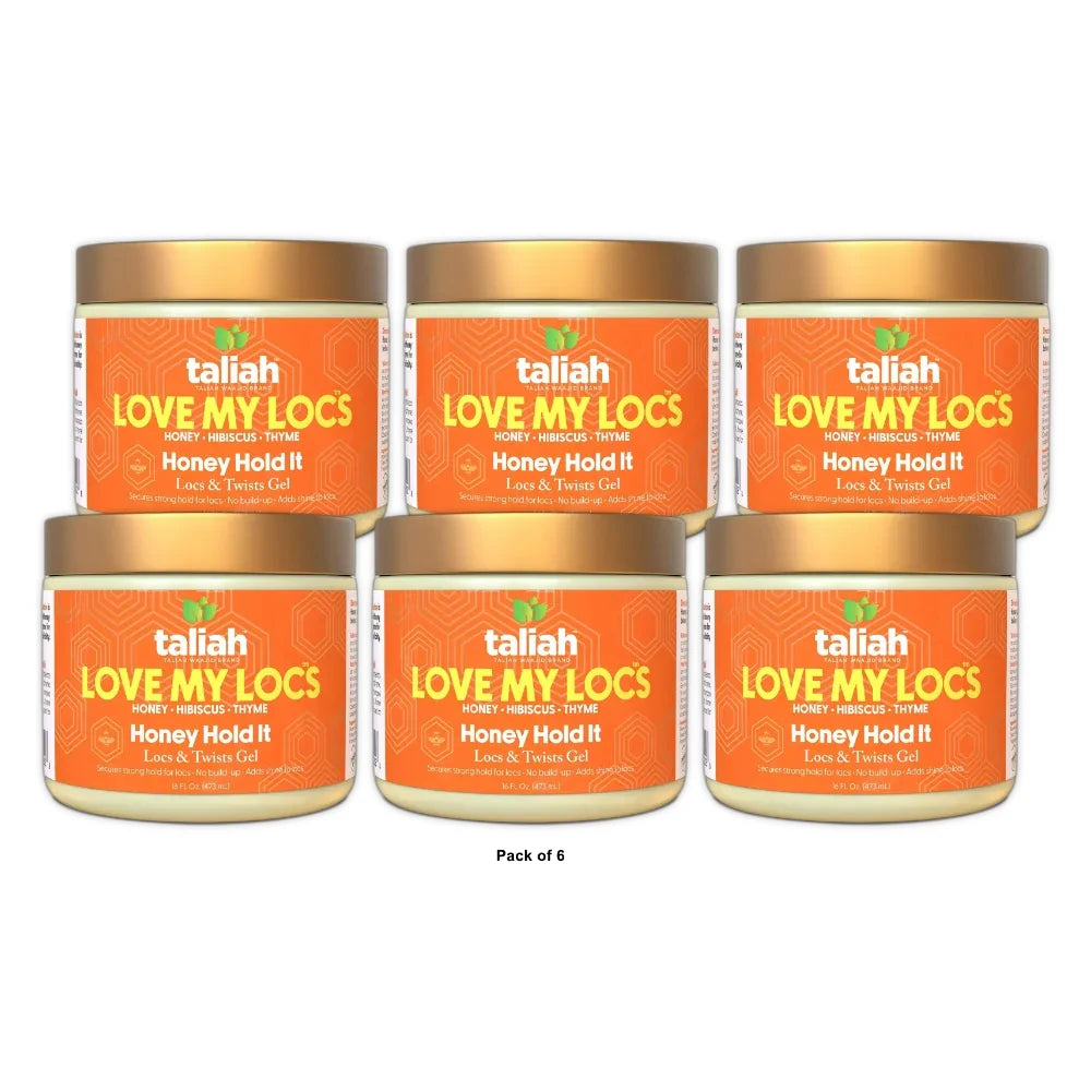 Taliah Waajid Love My Locs Honey Hold It Hair Styling Gel with Honey 16 oz. 1 16 Fl. Oz (Pack of 6)