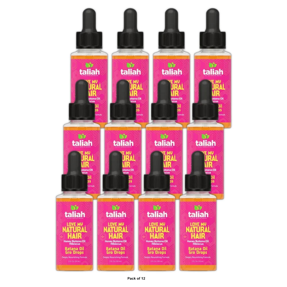Taliah Waajid Love My Natural Hair Batana Oil Gro Drops 2oz 2 Fl. Oz (Pack of 12)