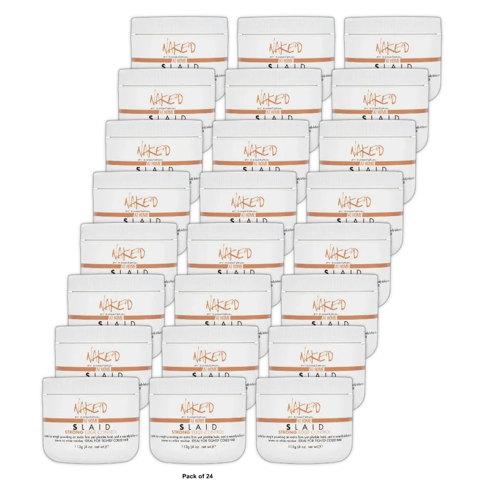 Naked Slaid Strong Edge Control Gel 4 Oz 4 Oz (Pack of 24)