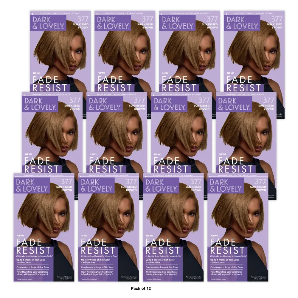 Softsheen-Carson Dark and Lovely Fade Resist Rich Conditioning Hair Color Perma nan (Pack of 12)