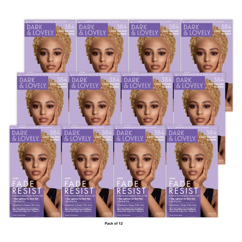 Dark and Lovely Fade Resist Rich Conditioning Hair Color - Light Golden Blonde - nan (Pack of 12)