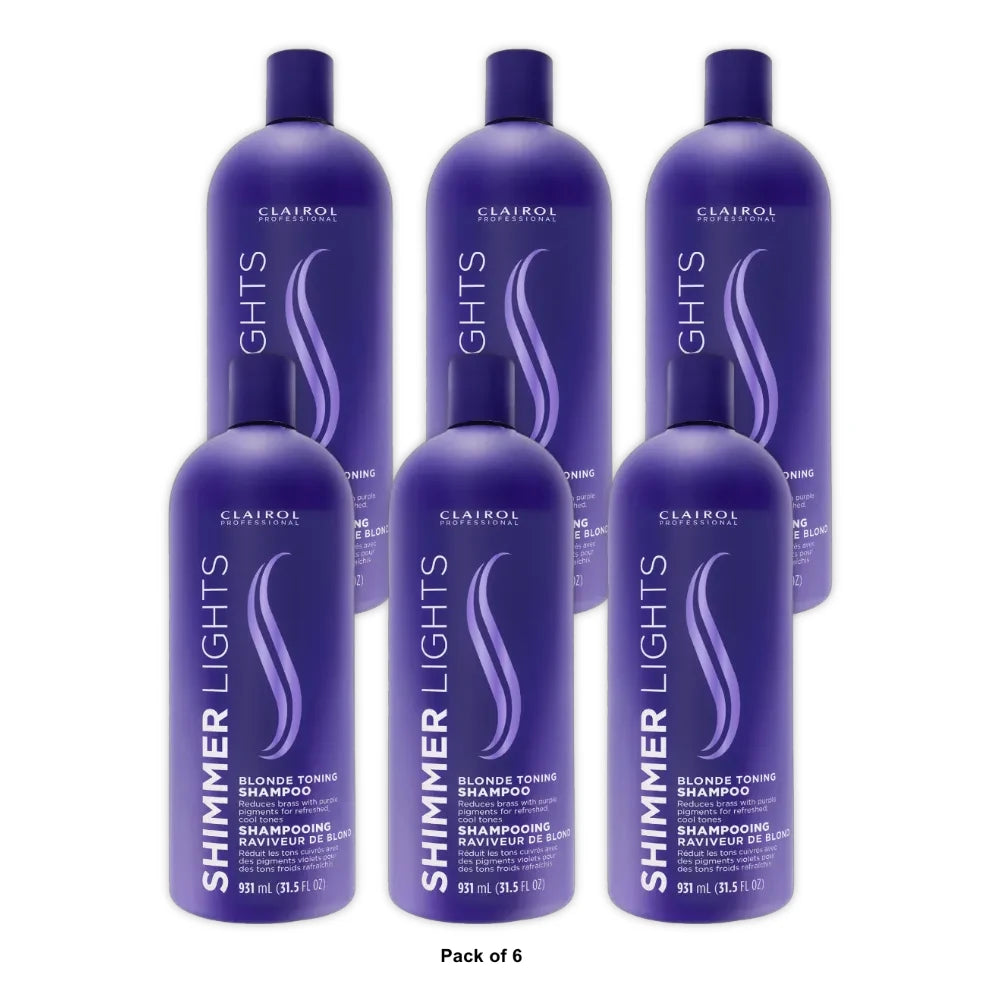 I0129827 31.5 oz Shimmer Lights Blonde & Silver Shampoo 31.5 Fl. Oz (Pack of 6)