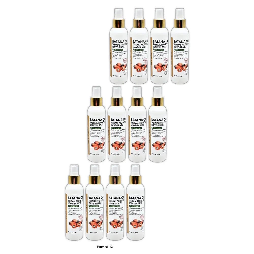 By Natures Batana Oil Thermal Protection Leave In Mist 6 fl.oz (Pack of 12)