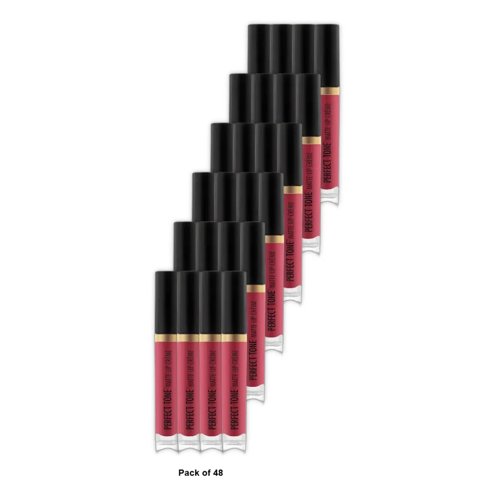 Black Radiance Perfect Tone Matte Lip Crème Berry Naked 0.17oz (Pack of 48)