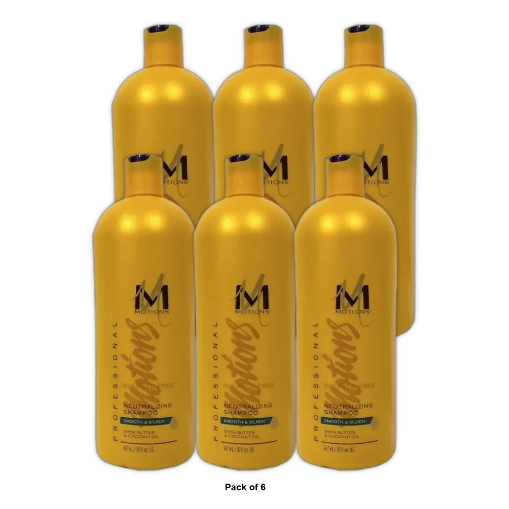 Motions Neutralizing Shampoo Sulfate Free 32 Oz Shampoo & Conditioner (Pack of 6)