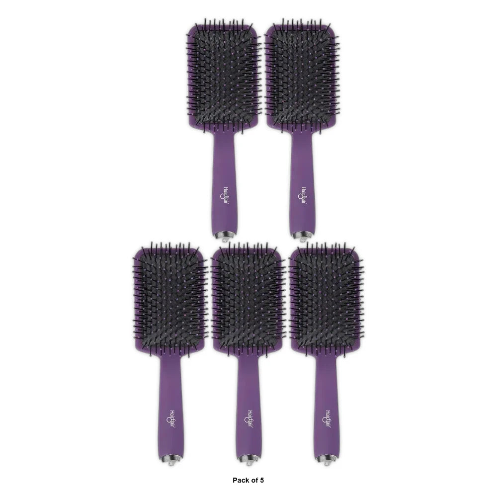Style & Shine Brush Hairflair Styling Range (Large Paddle) (Pack of 5)