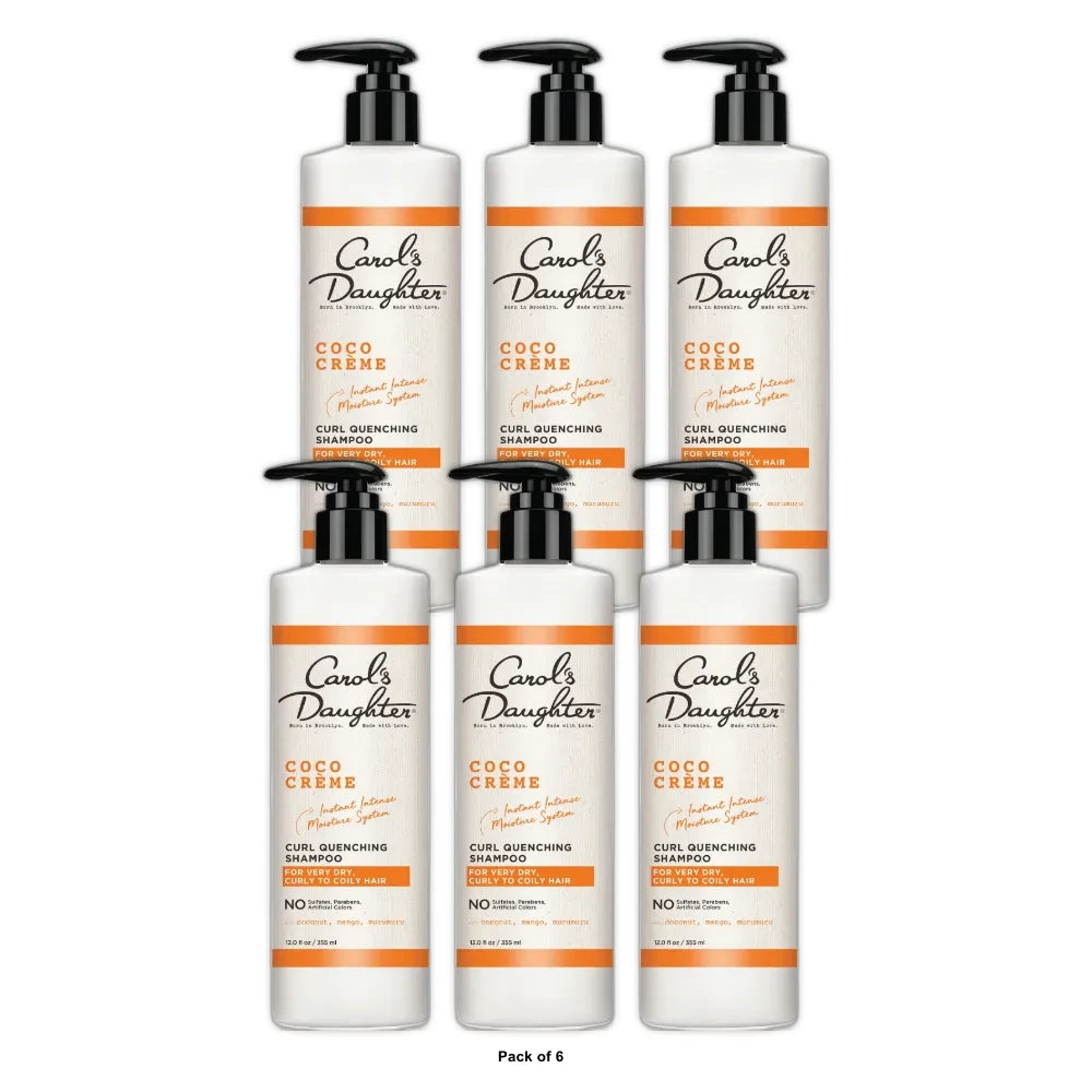 Carol's Daughter Coco Creme Moisturizing Daily Shampoo for Dry Hair, with Coconut Oil, 12 fl oz