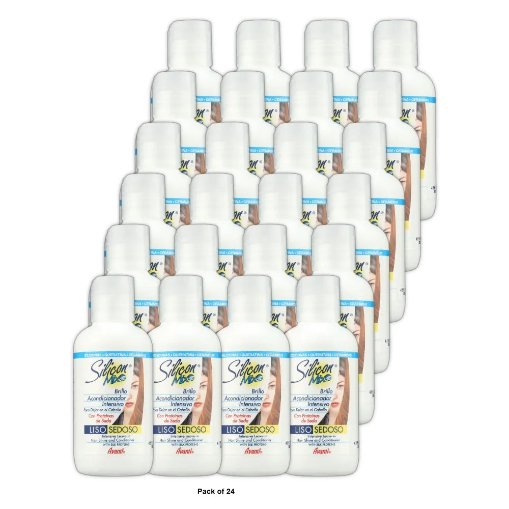 SILICON MIX INTENSIVE LEAVE-IN - HAIR SHINE & CONDITIONER 4.5 Oz (Pack of 24)