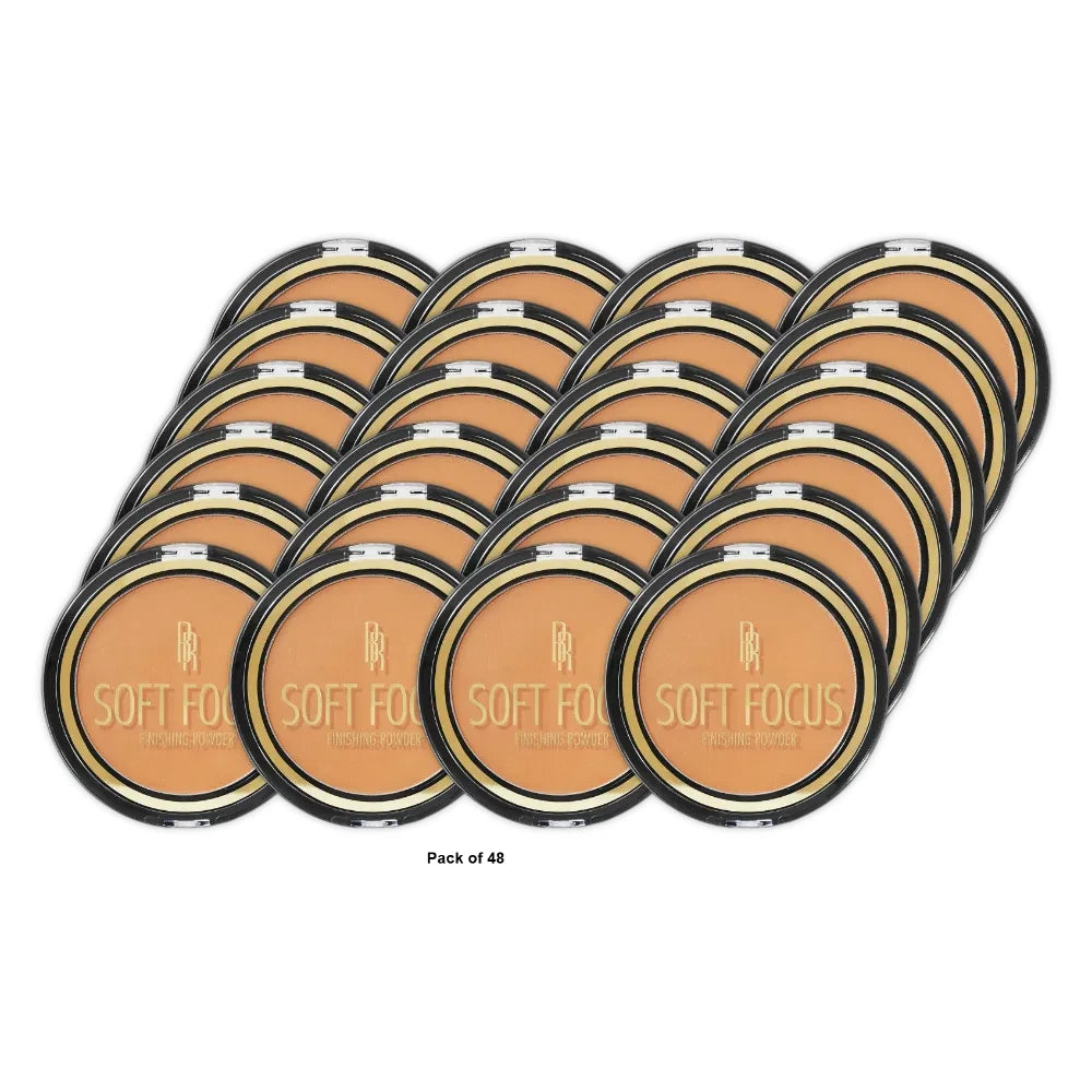 Black Radiance True Complexion Soft Focus Makeup Finishing Powder - Golden Almon 0.46 oz (Pack of 48)