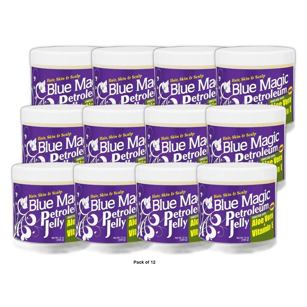 Blue Magic Petroleum Jelly 12 oz (Pack of 12)