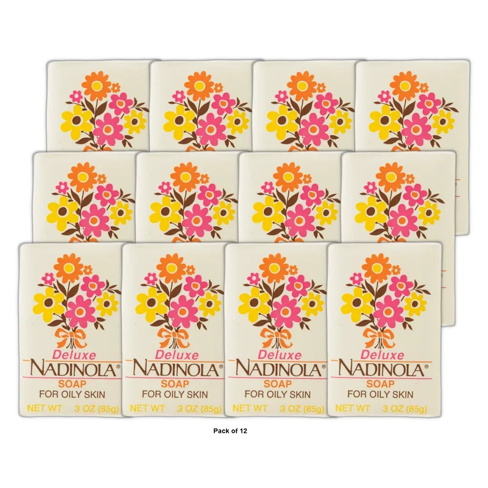 nadinola deluxe soap 3 oz. (Pack of 12)