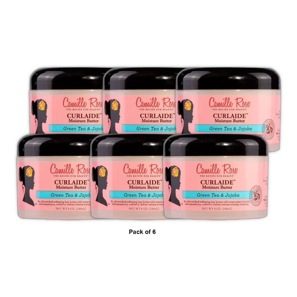 Camille Rose Curlaide Soften & Smooth Styling Cream with Aloe Vera & Honey 8oz (Pack of 6)