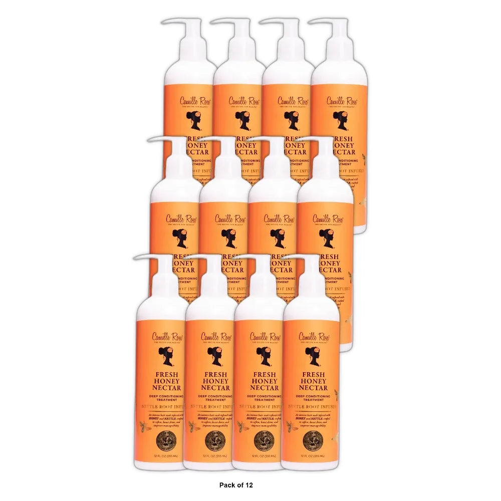 Camille Rose Fresh Honey Nectar Intense Moisture & Shine All Ages Deep Condition . Oz (Pack of 6)