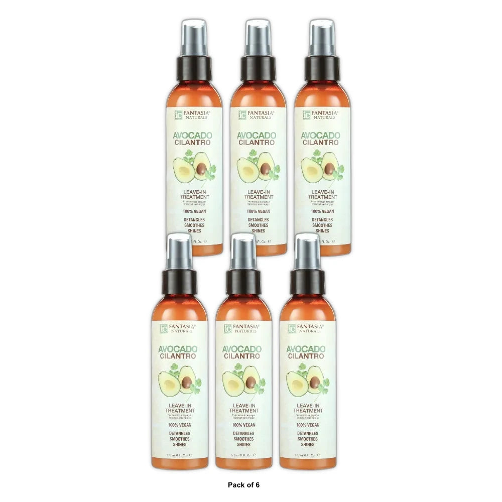 FANTASIA Avocado & Cilantro Leave-in Treatment 178ml/ 6oz (Pack of 6)