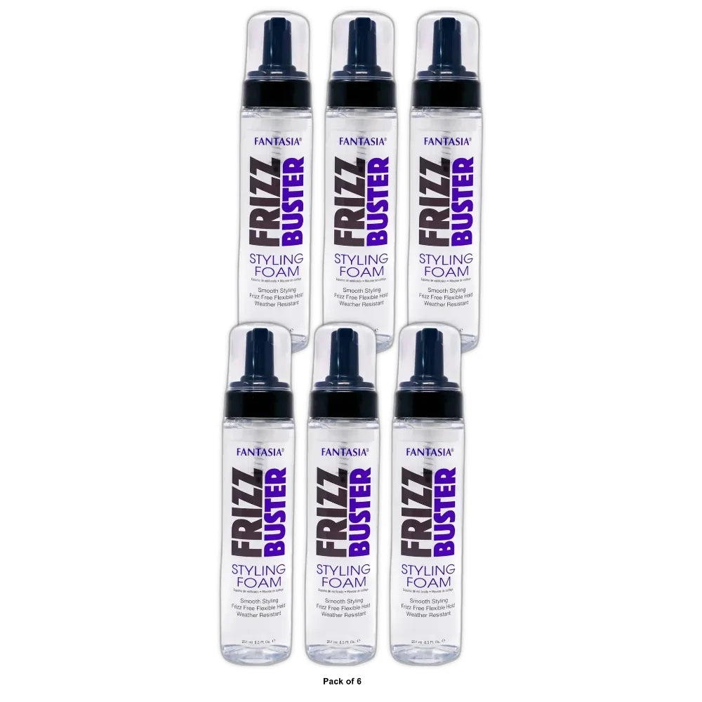 IC Fantasia frizz Buster Styling Foam 8.5oz (Pack of 6)