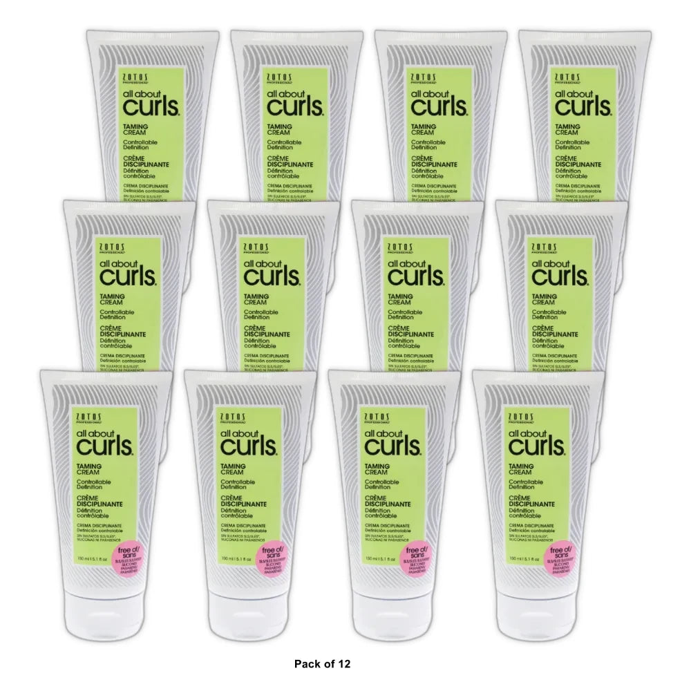 All About Curls Taming Cream, 5.1 Fl. Oz (Pack of 12)