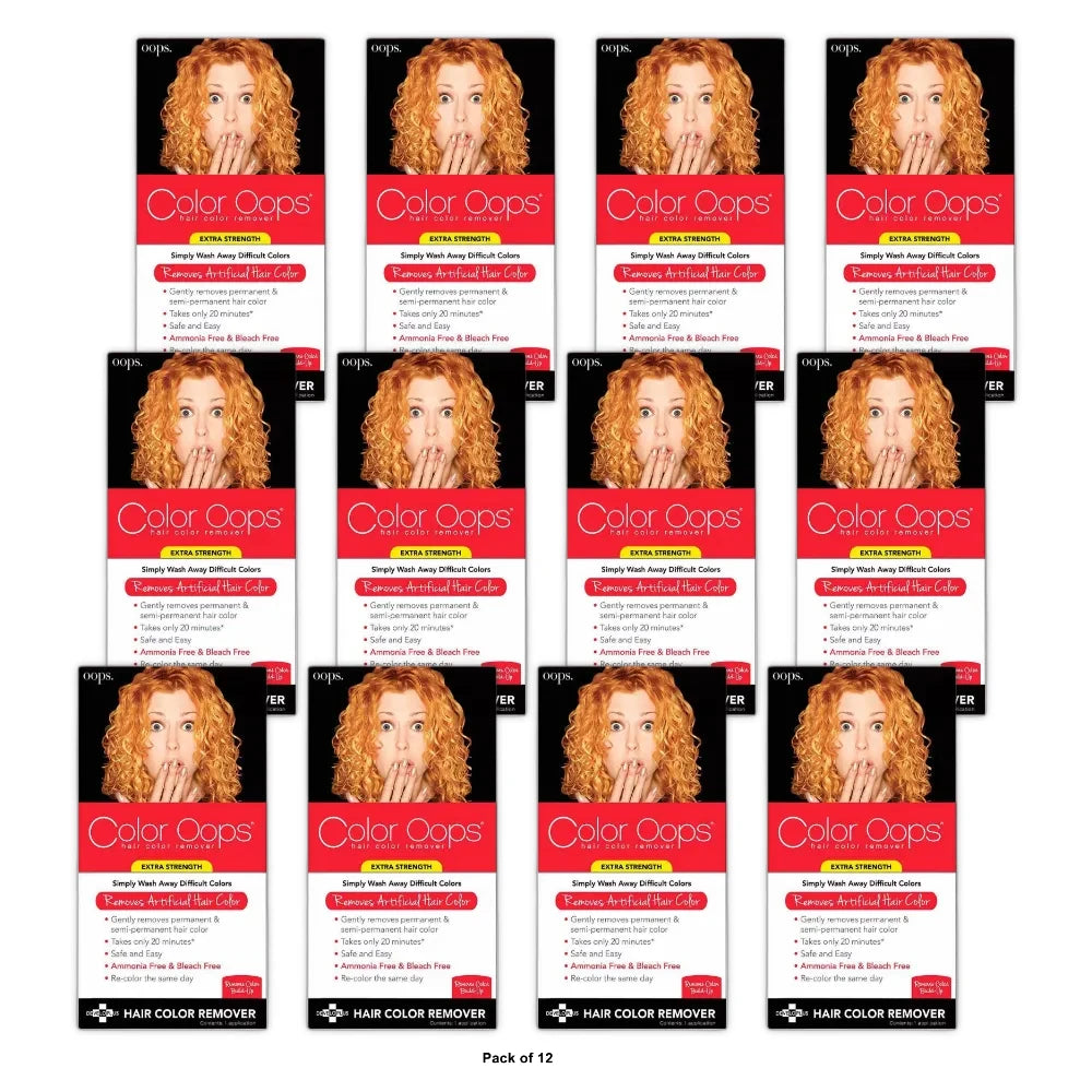 Color Oops Extra Strength Hair Color Remover - 4 fl oz (Pack of 12)