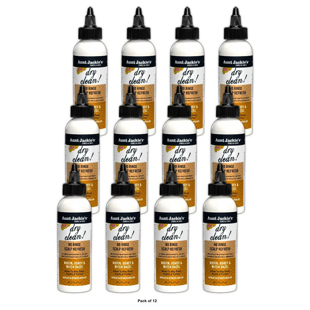 Aunt Jackie?s Braid and Twist Collection Dry Clean Waterless Scalp Refresh 6. Oz (Pack of 12)