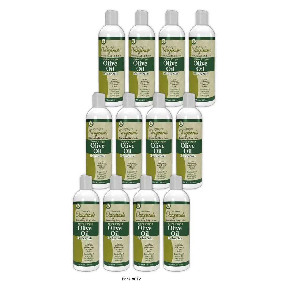 Ultimate Organics Moisturising Body Lotion Extra-Virgin Olive Oil (Pack of 12)