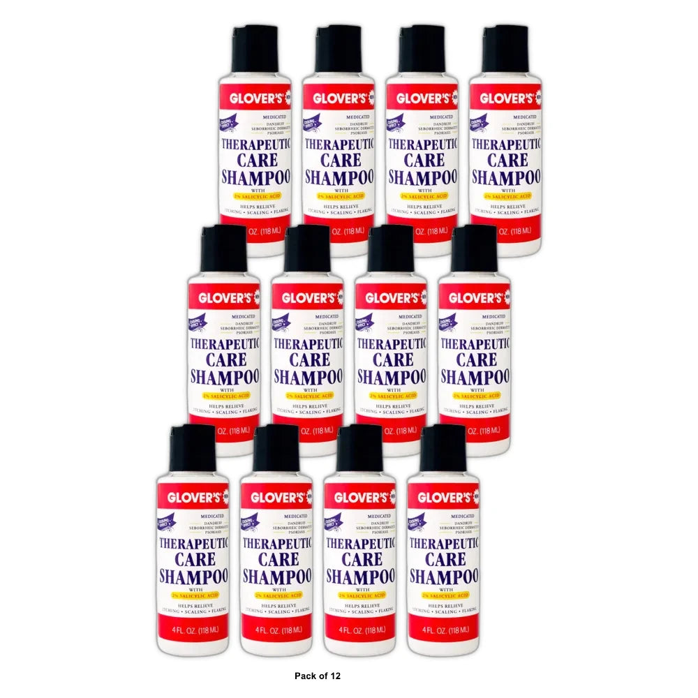 Glover s - Therapeutic Shampoo with 2% Salicylic Acid 4. Oz (Pack of 12)