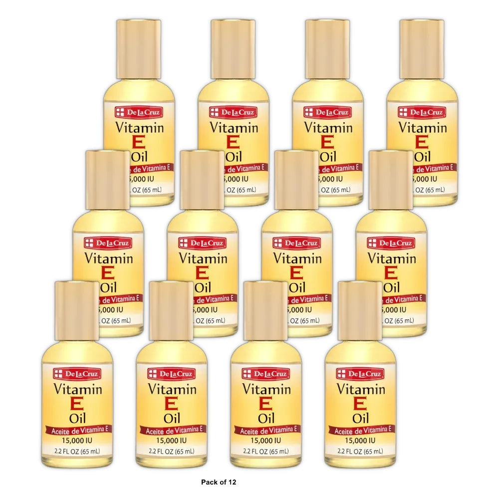 De La Cruz Vitamin E Oil - 2.2 fl oz (Pack of 12)