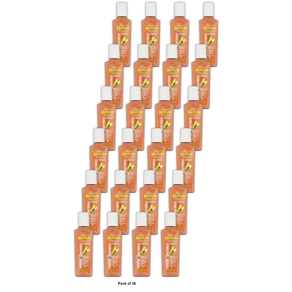 Mirta de Perales Keratin Shine Enhancing Hair Serum with Argan Oil from Morocco 4 Oz (Pack of 36)
