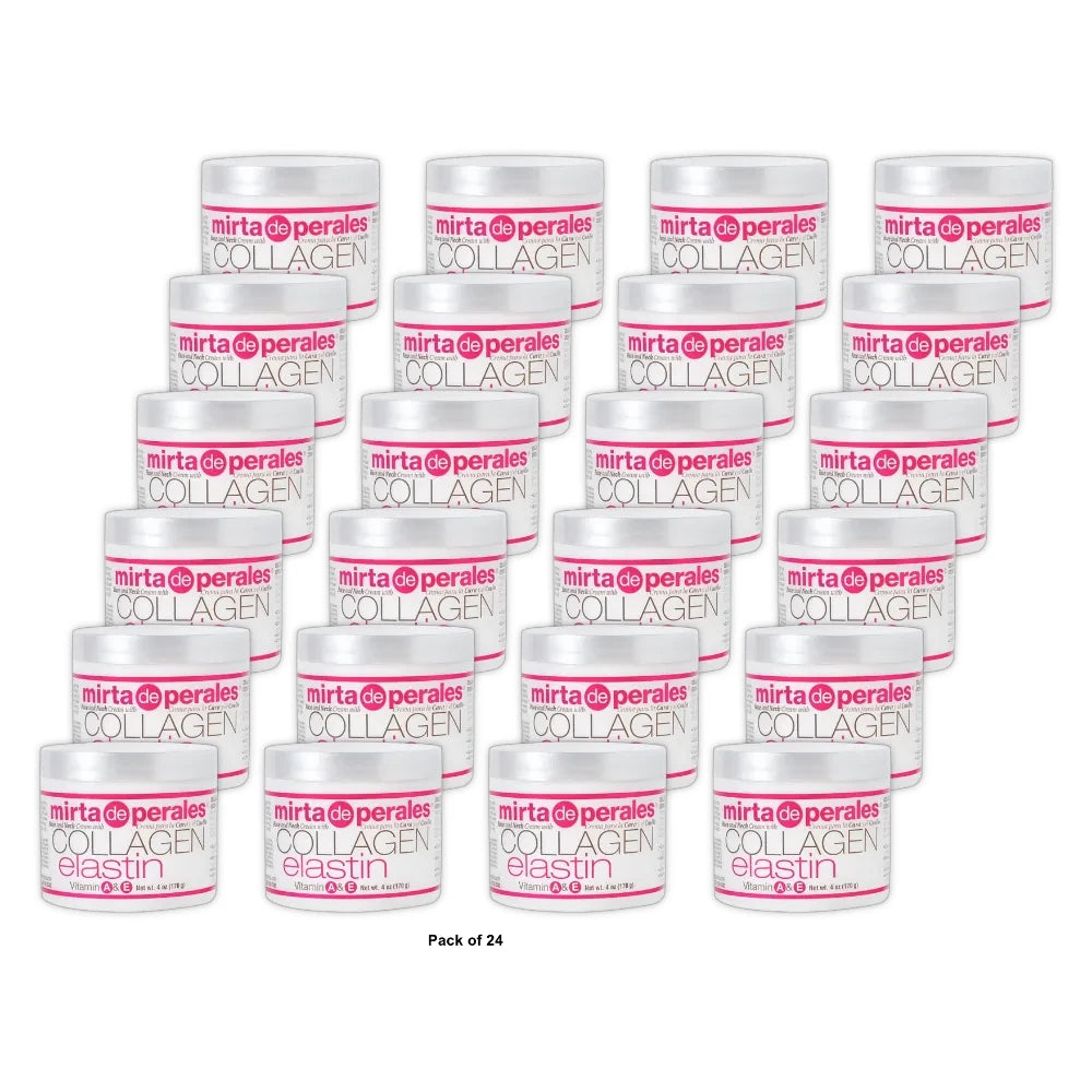 Mirta de Perales Collagen Elastin Face and Neck Cream Vitamin A & E 4 oz (Pack of 24)