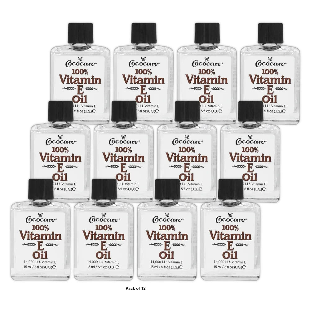 Cococare 100% Vitamin E Oil 0.5 oz (Pack of 12)