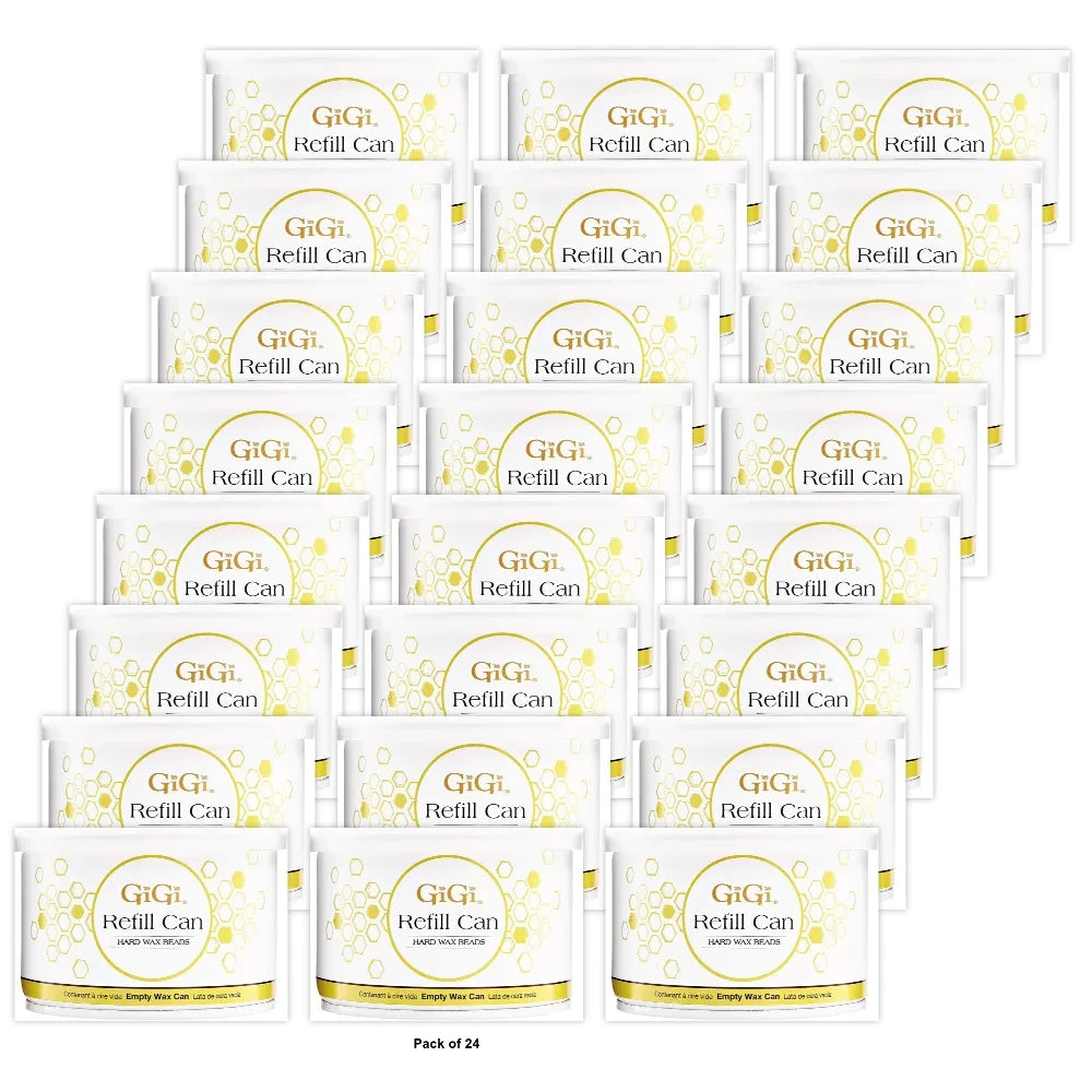 GiGi Hard Wax Beads Refill Can 14 oz. (Pack of 24)
