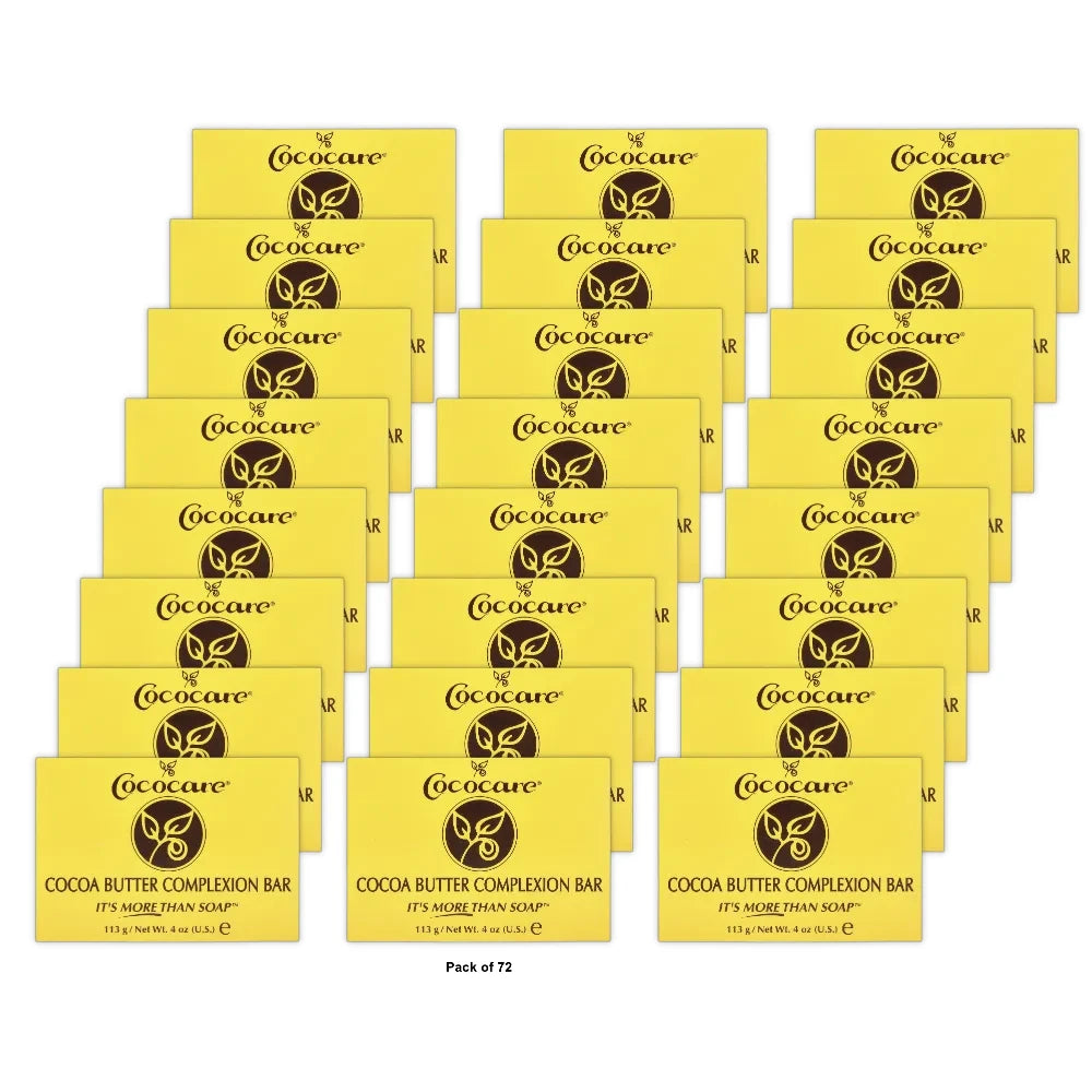 Cococare Cocoa Butter Complexion Bar Soap 4 oz (113 g) (Pack of 72)