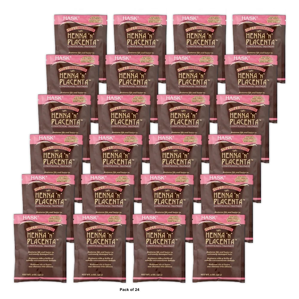 Hask Henna n Placenta Super Strength Treatment Pack 2 oz