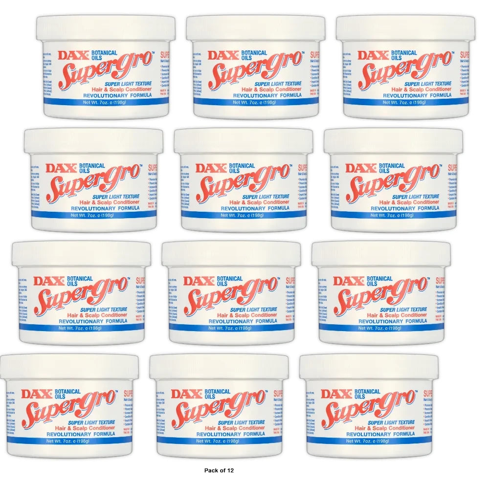 Dax Super Gro Hair and Scalp Conditioner 7 oz (Pack of 12)