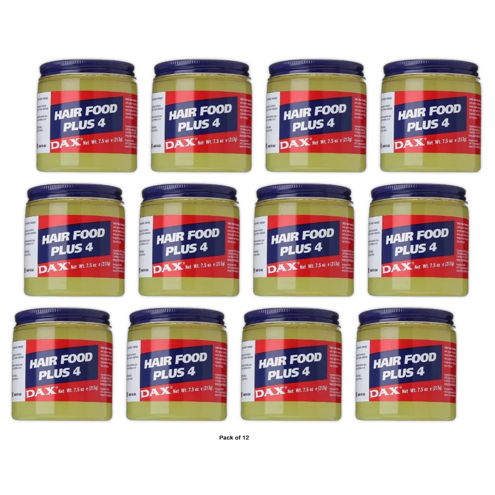 Dax Hair Food Plus 4 7.50 oz (Pack of 12)