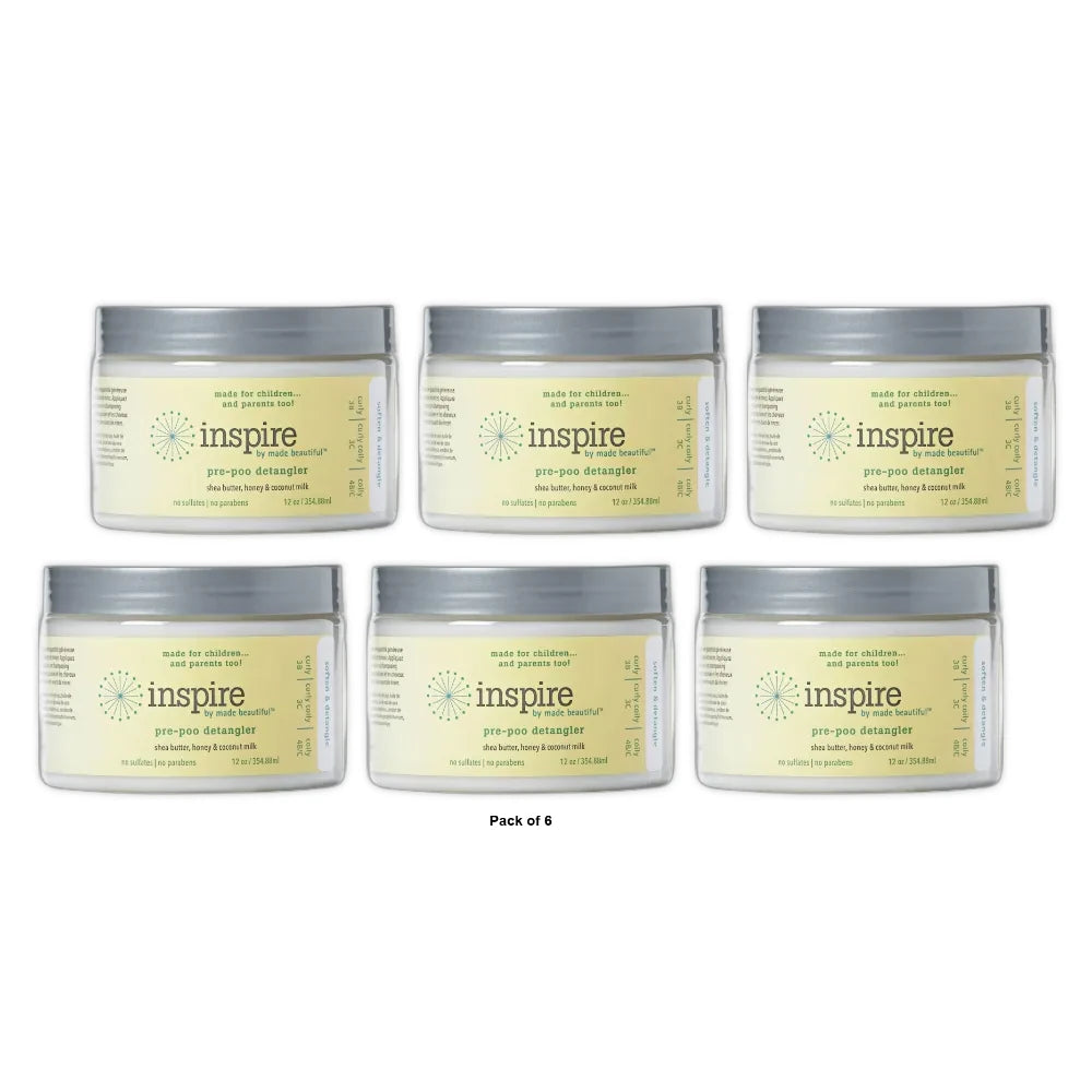 True Pre Poo Detangling Conditioner 12 oz (Pack of 6)