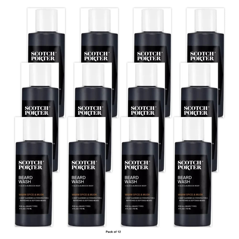 Scotch Porter- Moisturizing Beard Wash – 4 fl oz (Pack of 12)