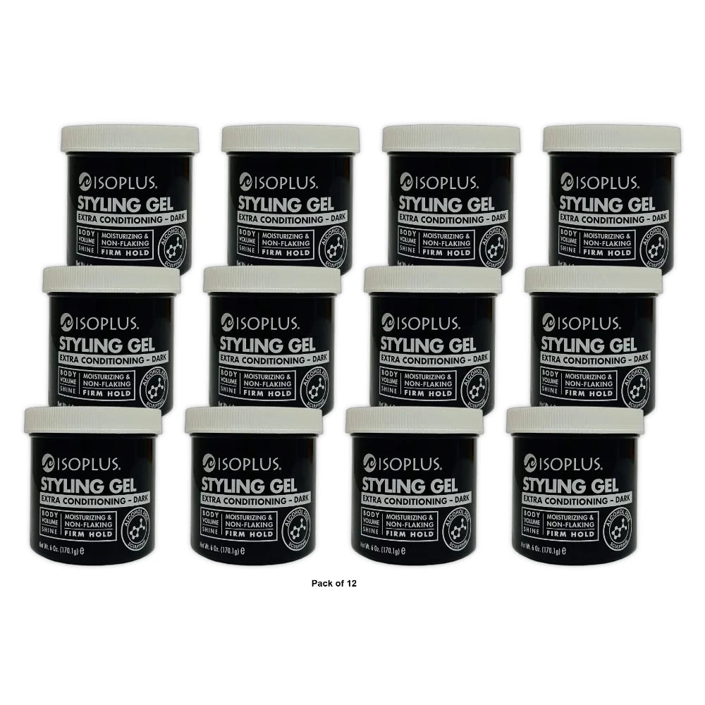 Styling Gel (extra conditioning dark) 6oz. (Pack of 12)