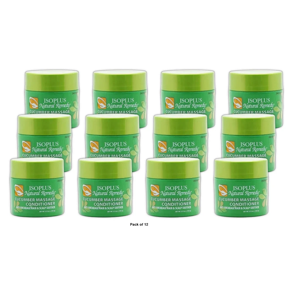 ISOPLUS - Natural Remedy Cucumber Massage Conditioner 3.75 Oz (Pack of 12)