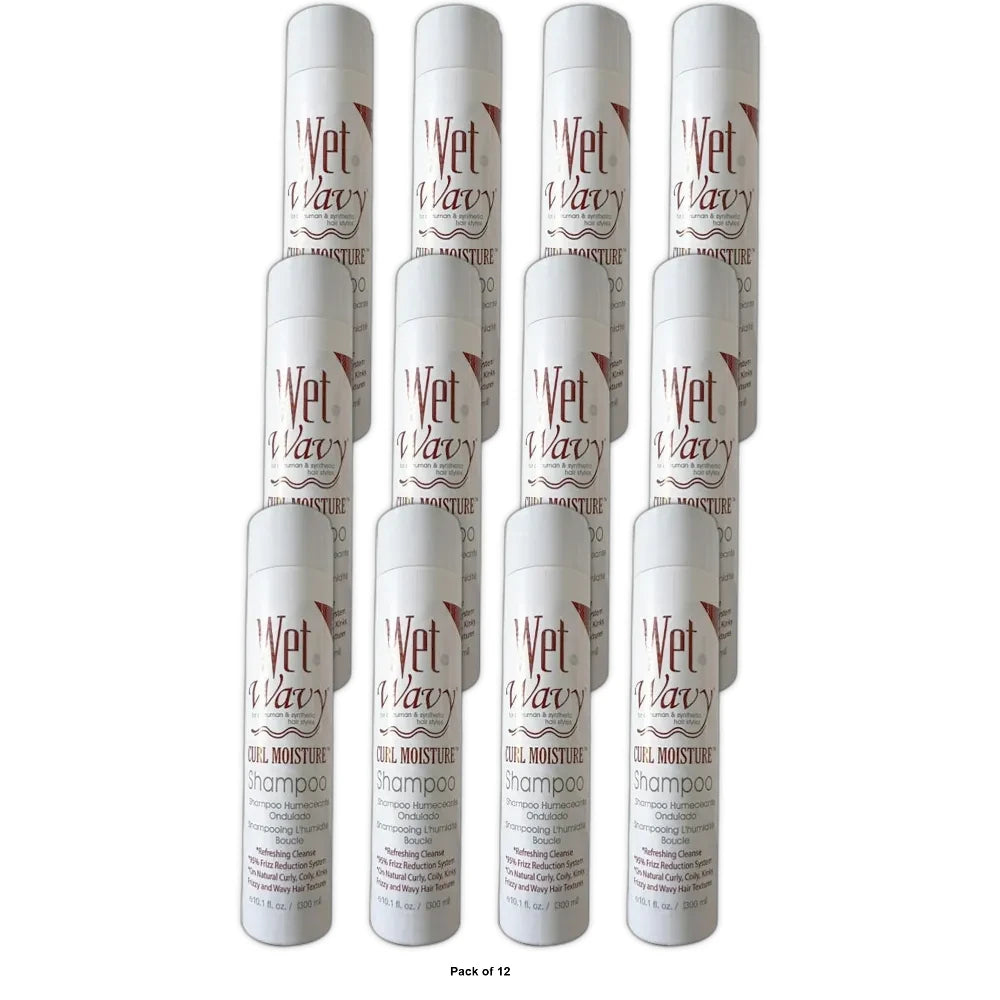 Wet Wavy Curl Moisture Shampoo 10 oz (Pack of 12)